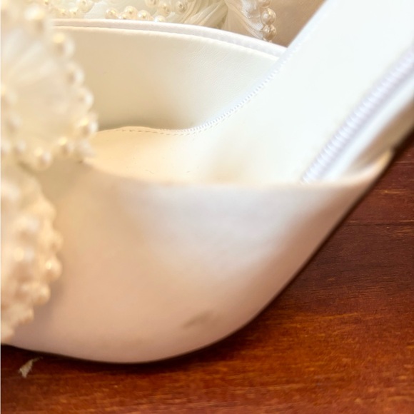 NWOB Gianni Bini x Venita Aspen Harlow Pearl Bow Dress Sandals - Picture 6 of 9